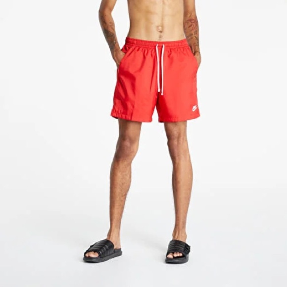 Nike Sportswear Woven Flow Shorts "Red" AR2382-657 Size Large NEW - Picture 5 of 7